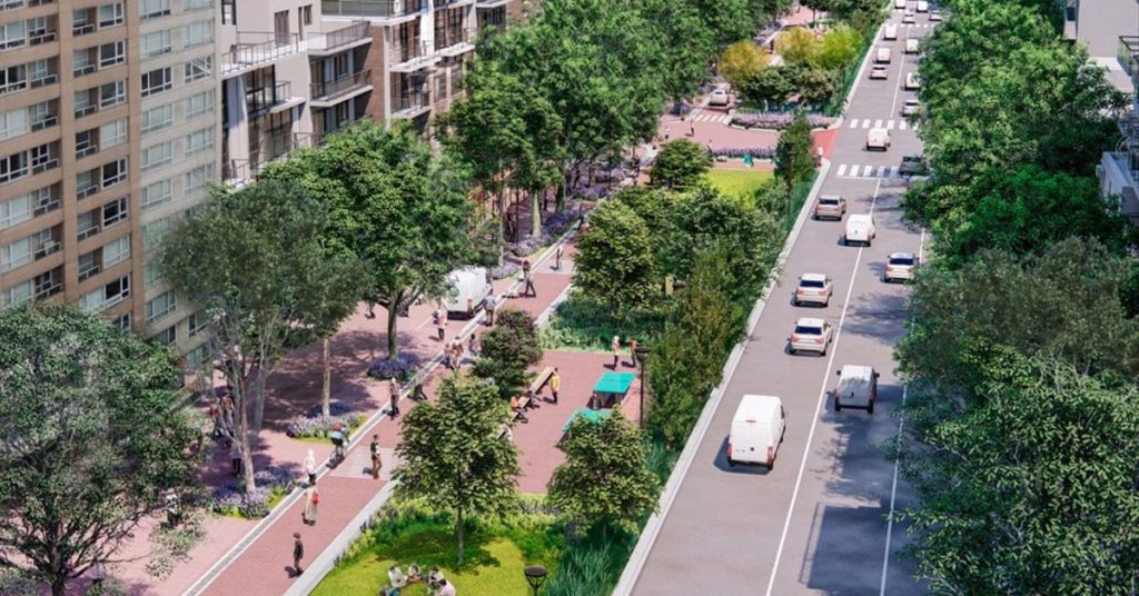 Transformarán carriles de una avenida porteña en Caballito para crear un parque lineal