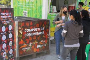 Residuos orgánicos: instalan composteras en Puntos Verdes de todas las comunas porteñas