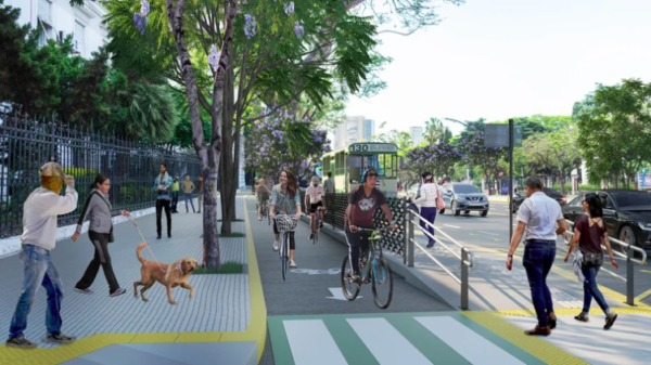 “Calle compartida”: cómo será el rediseño de la avenida Del Libertador