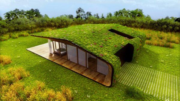En imágenes: así es la casa sustentable y sin emisiones que se mimetiza con la naturaleza