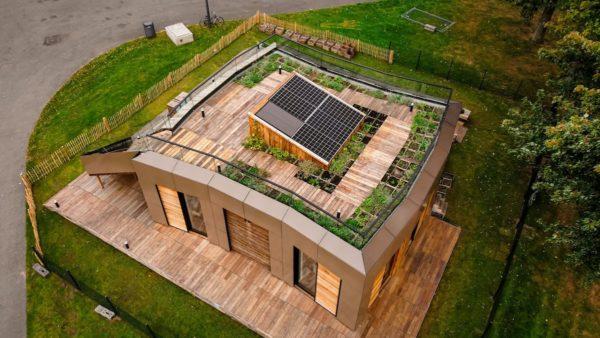 En imágenes: así es una casa modular de «energía cero» que promueve un estilo de vida sostenible