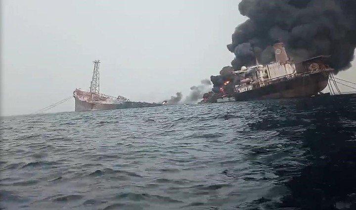 Video: explotó una plataforma petrolera en Nigeria y hay al menos 10 desaparecidos