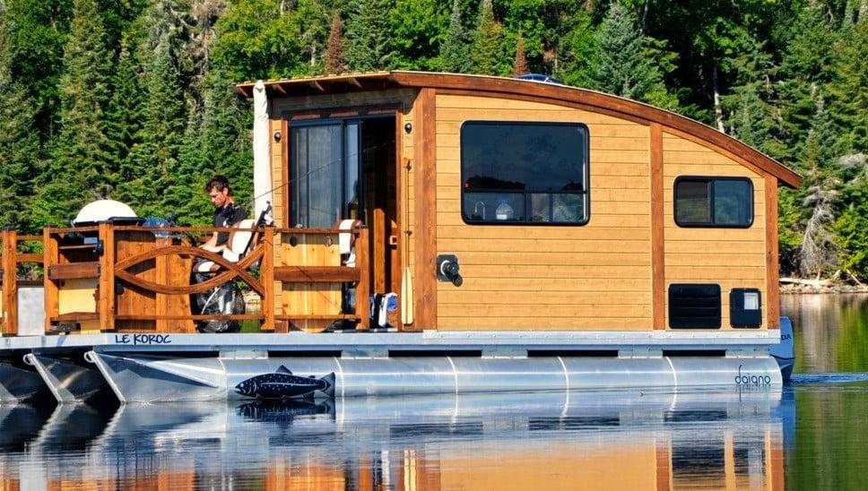 En imágenes: así es una mini casa sustentable, ecológica y ¡flotante!