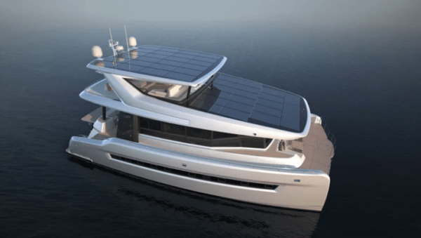 En imágenes: así es el nuevo barco que solo se alimenta con energía solar y no produce emisiones