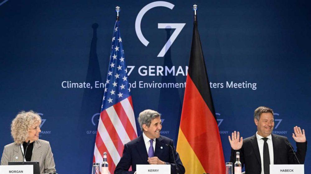 El G7 promete descarbonizar sector eléctrico y eliminar subsidios a energías fósiles