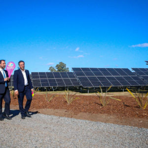 «De vanguardia»: así es el nuevo parque solar de Escobar
