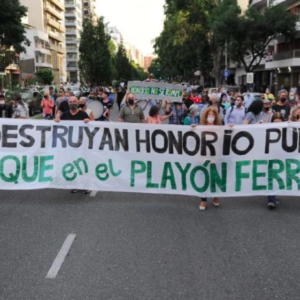 Pese a la negativa del barrio, Larreta consiguió la aprobación del Parque Lineal en Caballito