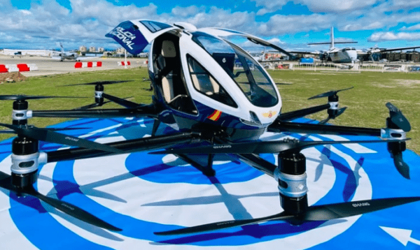 Así es el nuevo dron que prepara la policía de España para utilizar como vehículo en la ciudad