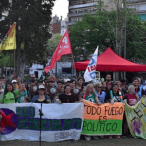 Marcha en Rosario contra las quemas del Delta y pedido de #LeydeHumedalesConsensuadaYA