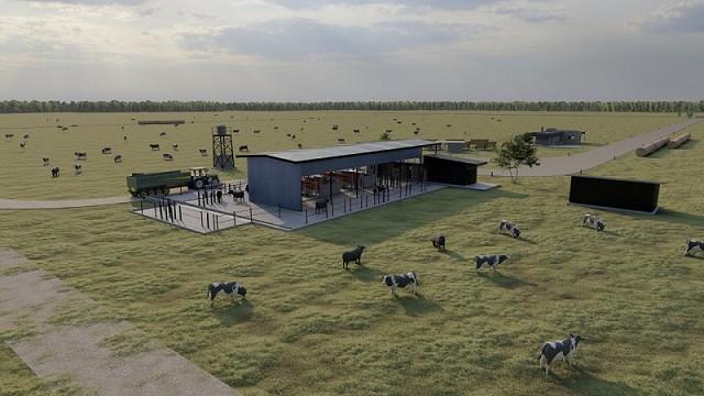 Así es el primer tambo robotizado y energéticamente sustentable del país