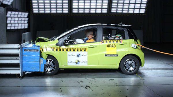 LatinNCAP evaluó la seguridad de un vehículo eléctrico y obtuvo cero estrellas