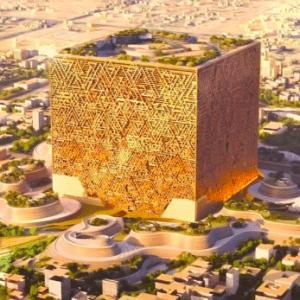 En imágenes: así será el descomunal edificio en forma de cubo que construirá Arabia Saudita