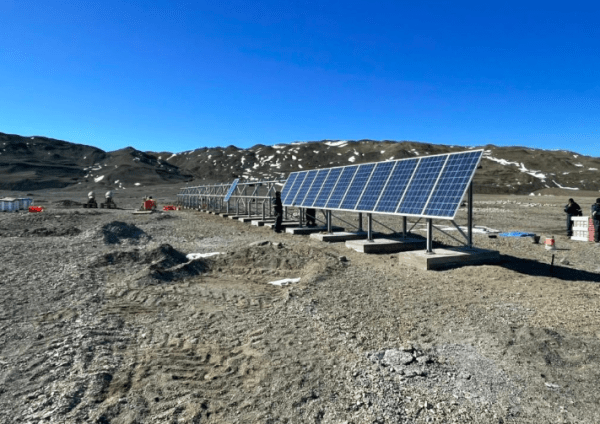Así es el parque solar que están construyendo 360 Energy y Genneia en la Antártida