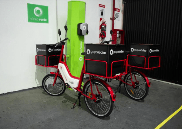 Grupo Núcleo incorporó bicicletas eléctricas en su sistema de logística