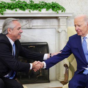 Cambio climático, litio, sequía y FMI, los ejes del encuentro entre Fernández y Biden