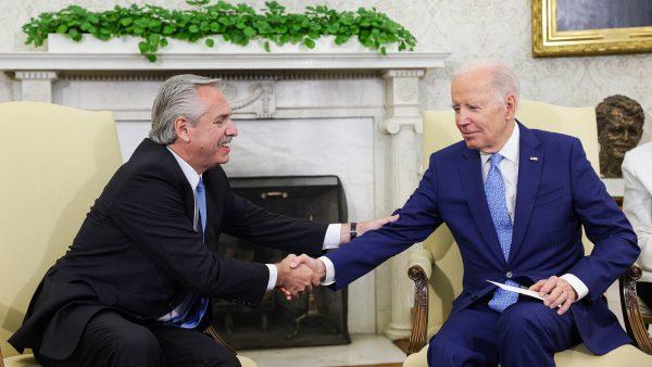 Cambio climático, litio, sequía y FMI, los ejes del encuentro entre Fernández y Biden