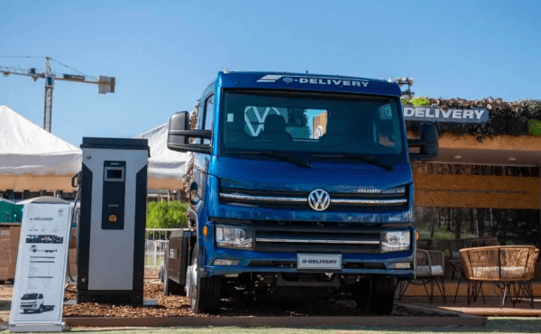 e-Delivery: Volkswagen presentó su primer camión 100% eléctrico en la Bioferia