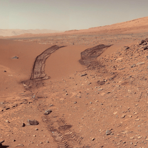 La NASA halló un “espinazo de dragón” en el suelo de Marte y reveló la imagen