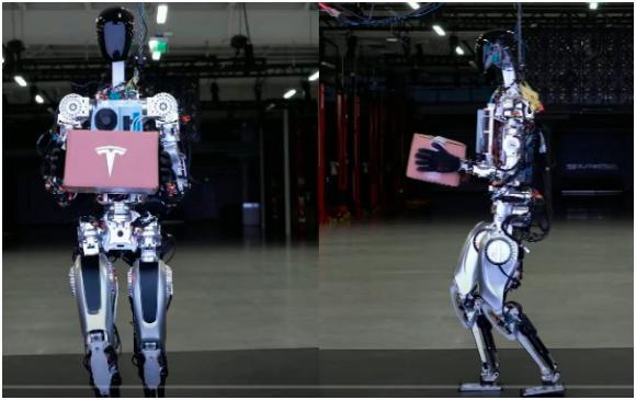 Tesla presentó un ejército de robots diseñados para ser apagados y huir de ellos