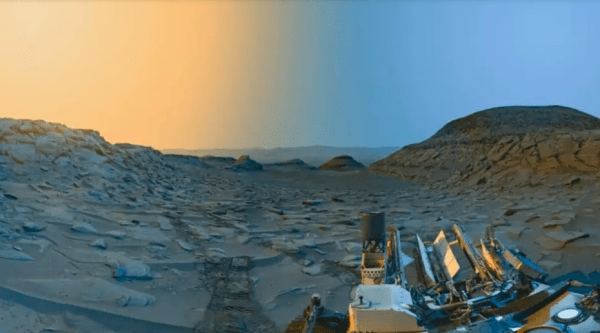 La NASA logró imágenes del amanecer en Marte y las reveló dos meses después