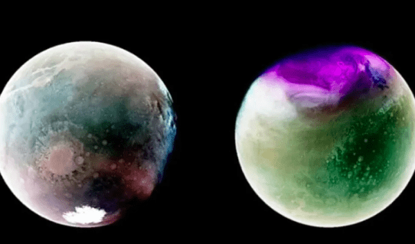 La NASA reveló unas imágenes impresionantes de Marte con luz ultravioleta