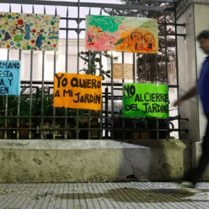 Denuncian que GCBA quiere cerrar un jardín en el barrio porteño de Caballito