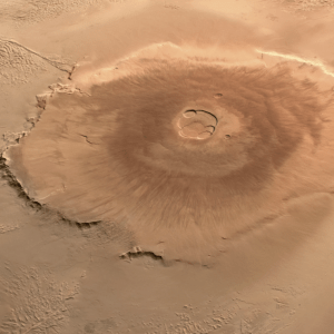 Así se formó la meseta que rodea al Olympus Mons, el volcán más grande del Sistema Solar