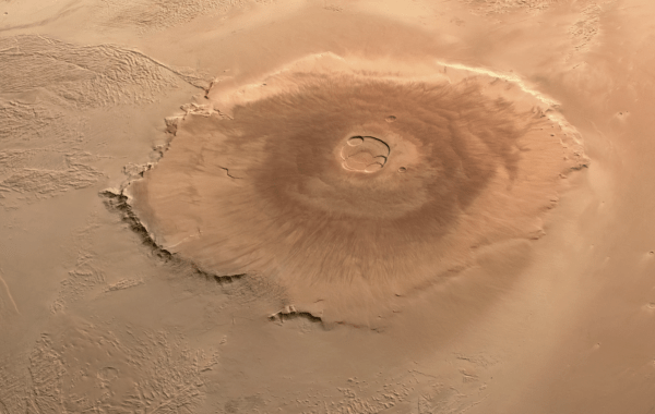 Así se formó la meseta que rodea al Olympus Mons, el volcán más grande del Sistema Solar