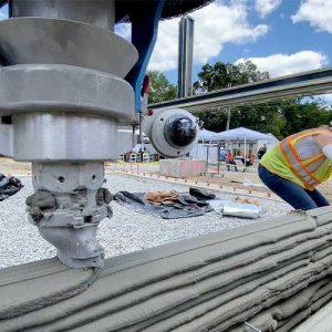 Cómo funciona una impresora 3D para construir casas sustentables
