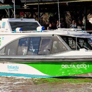Cómo funciona la primera lancha ecológica fabricada en la Argentina