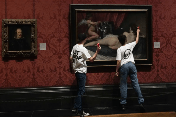 Por qué activistas medioambientales atacaron a «La Venus del espejo» de Velázquez