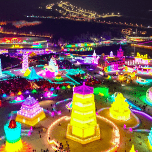 Así es el increíble parque temático de Hielo que abrió en China
