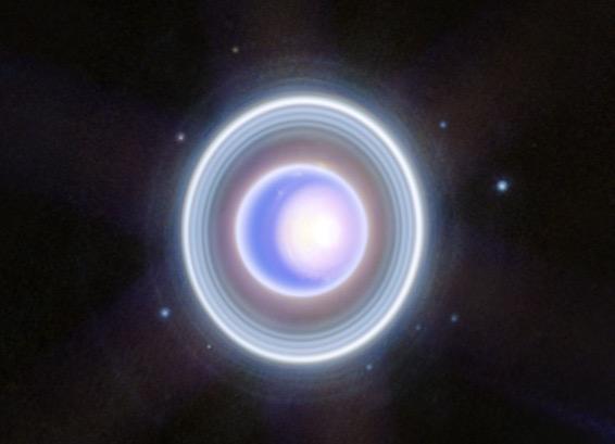 Así son los anillos de Urano que logró captar el telescopio espacial James Webb