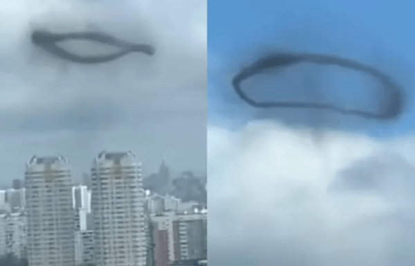 Filmaron un anillo negro en el cielo de Tucumán y revelaron de qué se trata