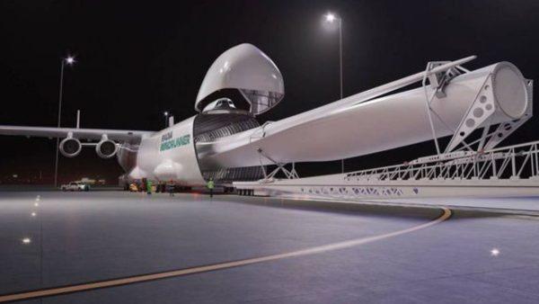 Así será el avión más grande del mundo y que tendrá una función única: medirá 108 metros y podrá transportar 80 toneladas de peso