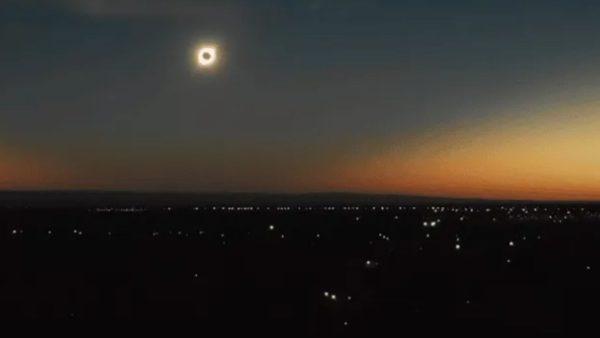 En imágenes: así se vio el eclipse solar total desde el espacio