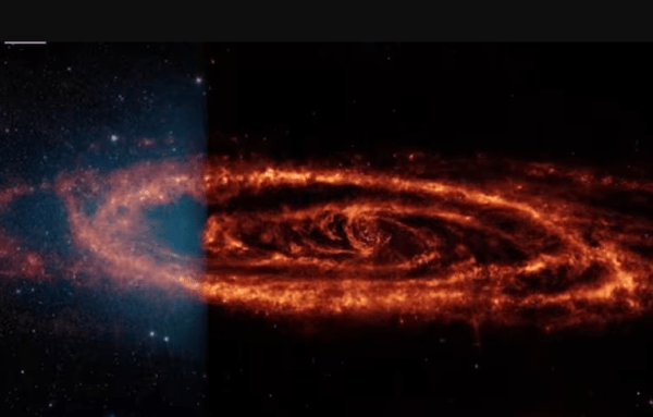 Las impactantes imágenes que capturó el telescopio Spitzer de la NASA de un agujero negro supermasivo