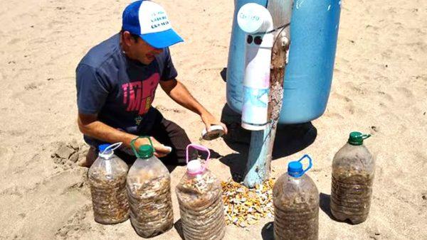 Una iniciativa busca evitar que las colillas de cigarrillos se transformen en residuos en las playas de Mar del Plata