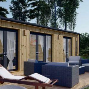 Así es por dentro la casa prefabricada con estilo contemporáneo y con nueve habitaciones: mirá las fotos