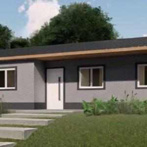 Ofrecen una casa prefabricada por 10 mil dólares con cuatro dormitorios y dos años: mirá las fotos