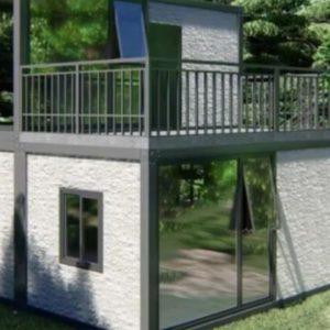 En Internet venden una casa prefabricada que cuenta con dos pisos y una terraza: precio y características