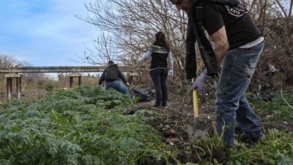 Lograron sacar 300 kilos de desechos del río Reconquista y podrán plantar árboles en la costa