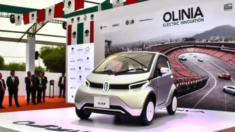 Así es Olinia, el primer auto eléctrico económico que se producirá México