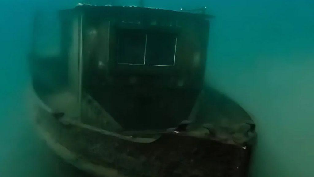 Argentinos encontraron un barco hundido en el lago Nahuel Huapi de hace 100 años