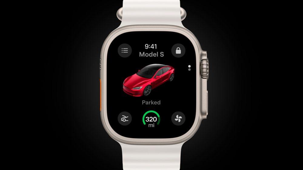 Tesla propone abrir el auto con un Apple Watch