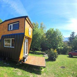 En fotos: Así es la tiny house sustentable que queda en un paraíso patagónico