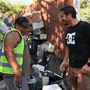Recolectan 20 toneladas de residuos electrónicos y así serán reutilizadas