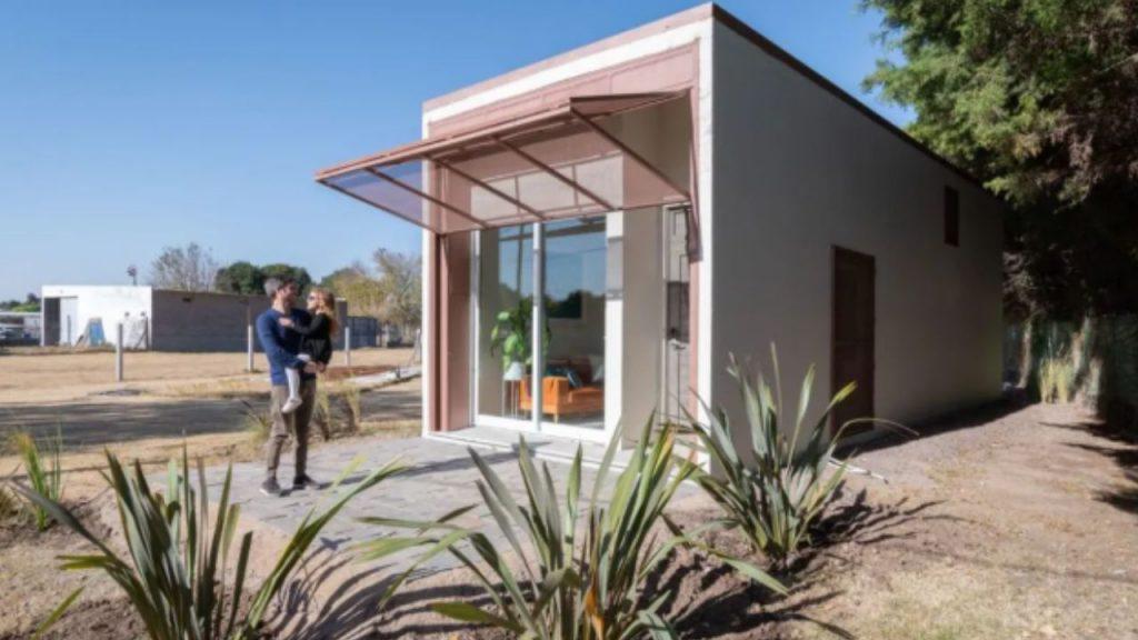 Así es la casa prefabricada argentina que se construye con hormigón y se instala en un día