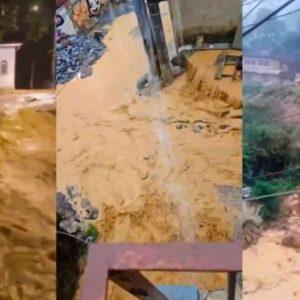 La lluvia provocó inundaciones y deslizamientos de tierra en Río de Janeiro