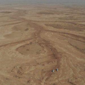 Así es el gran lago hallado en medio del desierto de Arabia Saudita